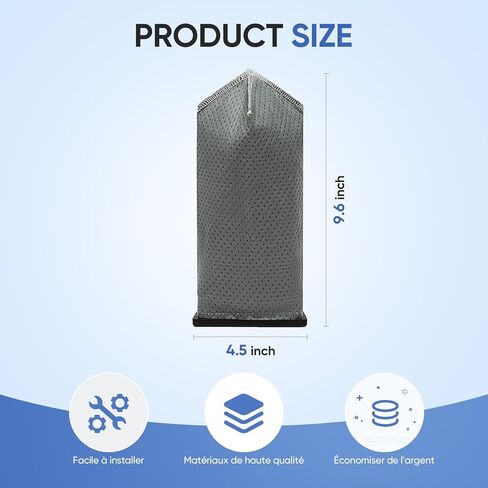 8Pcs Cloth Vacuum Bags Replacement for Hoover Porta Power Swingette S1015 S1029 and CH30000 Commercial Canister Vacuum Cleaner Bag, Replace 43662023 in Kuwait