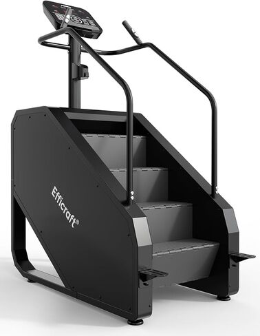 جهاز EFFICRAFT Stairmaster مع شاشة LED، متسلق الدرج التجاري، آلة تمرين التسلق المستمر للقلب، 15 مستوى سرعة Stair Master، 15-164 خطوة / دقيقة in Kuwait