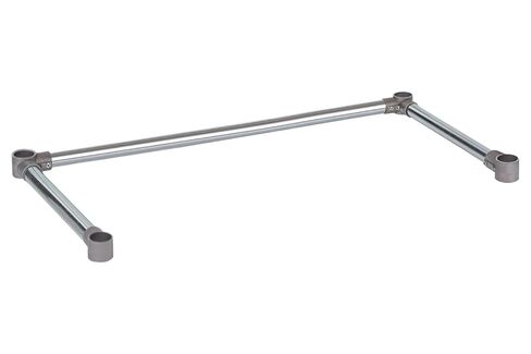 DuraSteel Open Base Work Table Bracing - 24 x 48 Inch Table Stabilizing Leg Cross Braces - Fits Commercial Food Prep Stainless Steel or Maple Wood Worktable in Kuwait