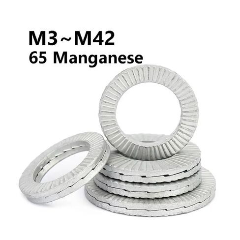Double Layer self-Locking washers 65 Manganese Double Deck Self-Locking Washer M3-M42 Lock Washers(M36(1Pcs)) in Saudi Arabia