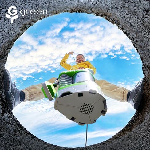 Green Expert Submersible Sump Pump, 1.5HP 5500GPH Effluent/Sewage Pump for Dirty Water, Auto/Manual Tethered Float, Adjustable Intake Base, 25ft Cord, Solids up to 0.8in, Basement Pit Drainage in Kuwait