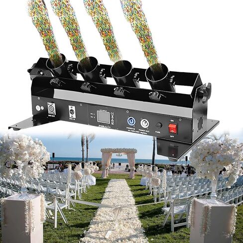 Portable Confetti Machine, Electric Confetti Launcher, Professional Confetti Launcher, Confetti Shooter, for Wedding Receptions, Graduation Parties and Corporate Events in Kuwait