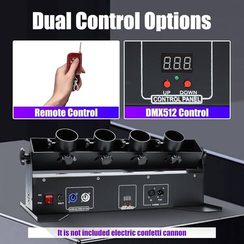 Portable Confetti Machine, Electric Confetti Launcher, Professional Confetti Launcher, Confetti Shooter, for Wedding Receptions, Graduation Parties and Corporate Events in Kuwait