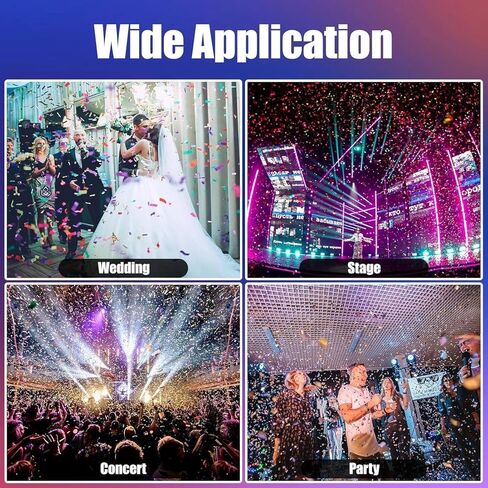 Portable Confetti Machine, Electric Confetti Launcher, Professional Confetti Launcher, Confetti Shooter, for Wedding Receptions, Graduation Parties and Corporate Events in Kuwait