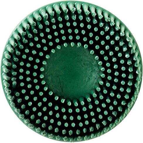 3m 07524 2 Scotch-brite Roloc Bristle Discs 50 Grit Coarse Green in Saudi Arabia