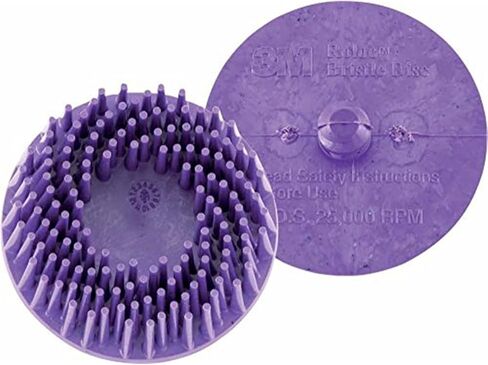 3m 07524 2 Scotch-brite Roloc Bristle Discs 50 Grit Coarse Green in Saudi Arabia