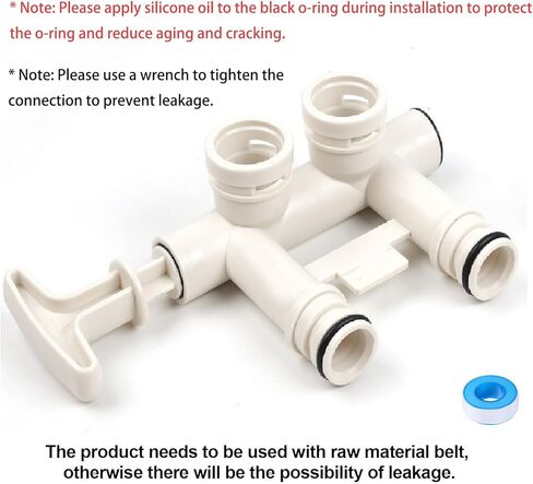 Upgraded Water Softener Bypass Valve 7278434, Compatible with Sears, North Star, GE, Ecowater, 3/4" Softener Valves in Kuwait