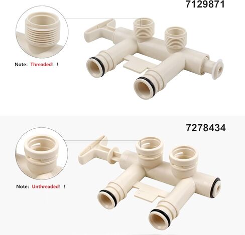 Upgraded Water Softener Bypass Valve 7278434, Compatible with Sears, North Star, GE, Ecowater, 3/4" Softener Valves in Kuwait