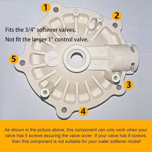 Upgraded Water Softener Bypass Valve 7278434, Compatible with Sears, North Star, GE, Ecowater, 3/4" Softener Valves in Kuwait