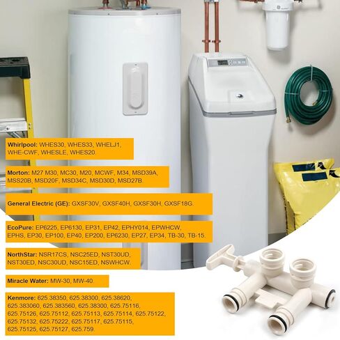 Upgraded Water Softener Bypass Valve 7278434, Compatible with Sears, North Star, GE, Ecowater, 3/4" Softener Valves in Kuwait