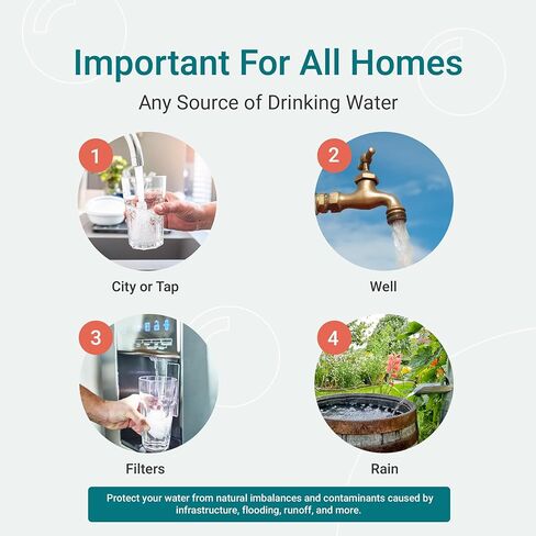 اختبار الماء تمكينDX Pro Plus | الكل مياه الشرب | تم اختبار أكثر من 125 معلمة مثل الرصاص والمعادن الثقيلة والمواد الكيميائية والبكتيريا | أدوات منزلية | معتمد من وكالة حماية البيئة (EPA) وNELAP | النتائج في 5 أيام in Kuwait