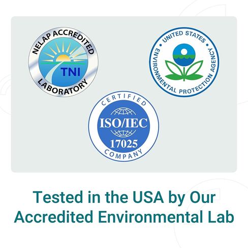 اختبار الماء تمكينDX Pro Plus | الكل مياه الشرب | تم اختبار أكثر من 125 معلمة مثل الرصاص والمعادن الثقيلة والمواد الكيميائية والبكتيريا | أدوات منزلية | معتمد من وكالة حماية البيئة (EPA) وNELAP | النتائج في 5 أيام in Kuwait