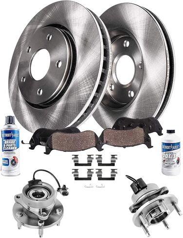 Detroit Axle - Brake Rotors for 2016-2022 Honda Civic 2019-2022 Insight, 2017 2018 2020 2021 Disc Brake Rotors Replacement : 11.10" inch Front and 10.24" inch Rear Rotor in Saudi Arabia