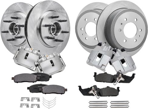 Detroit Axle - Brake Rotors for 2016-2022 Honda Civic 2019-2022 Insight, 2017 2018 2020 2021 Disc Brake Rotors Replacement : 11.10" inch Front and 10.24" inch Rear Rotor in Saudi Arabia