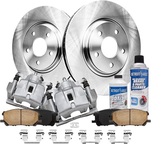 Detroit Axle - Brake Rotors for 2016-2022 Honda Civic 2019-2022 Insight, 2017 2018 2020 2021 Disc Brake Rotors Replacement : 11.10" inch Front and 10.24" inch Rear Rotor in Saudi Arabia