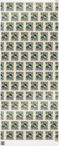 Seattle Football Happy Birthday Ultra Thick Sports Gift Wrapping Paper, Holiday Present Wrap, Christmas Gift Wrap in Saudi Arabia