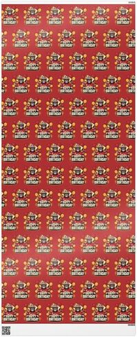 San Francisco Football Happy Birthday Ultra Thick Sports Gift Wrapping Paper, Holiday Present Wrap, Christmas Gift Wrap in Saudi Arabia