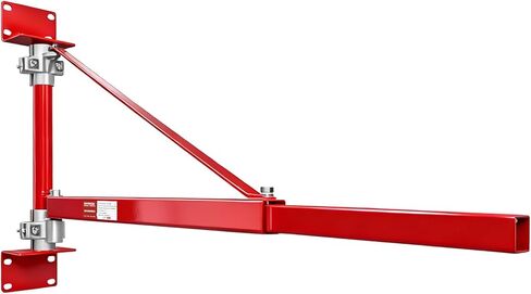 Wall Mount Jib Crane,1320 Lbs Max Load Capacity,Hoist Swing Arm with 180° Swivel Adjustable Pole,Heavy Duty Electric Hoist Support Arm for Hoist, Scaffolding Lift, Workshop, Garage, Warehouses in Kuwait