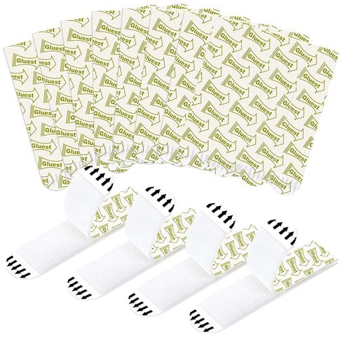 Picture Hanging Strips Heavy Duty 32 Pairs(64 Strips), Damage Free Poster Tape Hook and Loop Hanging Strips, Double Sided Tape for Walls Adhesive Strips for Wall Decor, Wall Sticky for Hanging in Saudi Arabia
