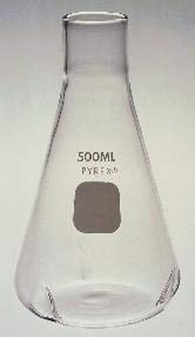 Corning Pyrex Borosilicate Glass Delong Shaker Erlenmeyer Flask with Baffles, 250ml Capacity (Case of 6) in Saudi Arabia