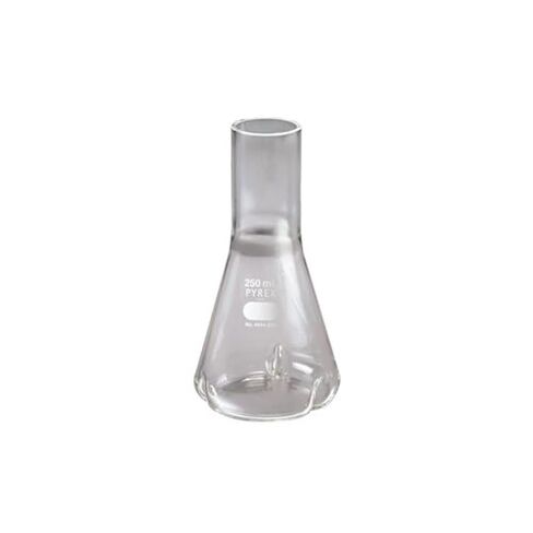 Corning Pyrex Borosilicate Glass Delong Shaker Erlenmeyer Flask with Baffles, 250ml Capacity (Case of 6) in Saudi Arabia