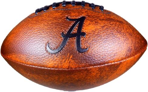 Logo Brands NCAA Alabama Crimson Tide Vintage Throwback Football, 9-inches in Saudi Arabia