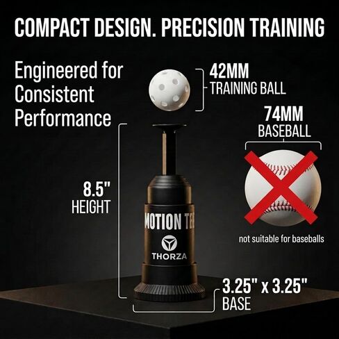 Thorza Motion Tee – Solo Baseball Training System for Swing & Hand-Eye Coordination in Kuwait