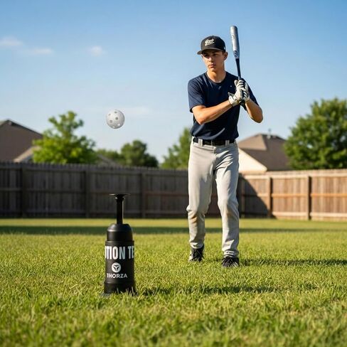 Thorza Motion Tee – Solo Baseball Training System for Swing & Hand-Eye Coordination in Kuwait