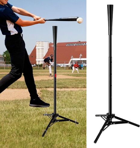 تي شيرت البيسبول للتمرين على حامل ثلاثي القوائم قابل للتعديل لضرب الكرة اللينة لتمارين الصالة الرياضية واللياقة البدنية in Kuwait