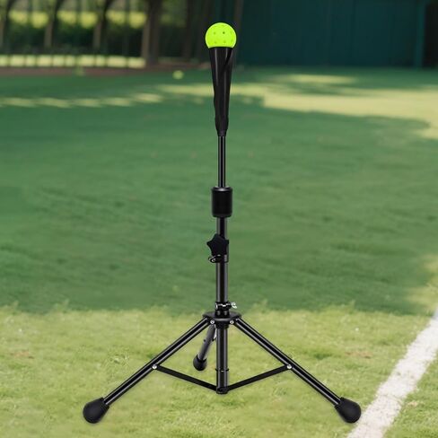 Qianly Baseball Batting Tee Accessory Exercise Heavy Duty Tripod Stand Base Tee Equipment for Kids Outdoor Young Teens, Adults in Saudi Arabia