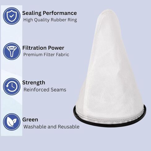 Replacement Vacuum Bag Filter 2KE2105000 - Compatible with Hoover Backpack Vacuum Cleaner Commercial C2401/C2401010 – Backpack Vacuum Bags, Replacement Filter Bags for Royal Model RY4000 / RY4001 in Kuwait