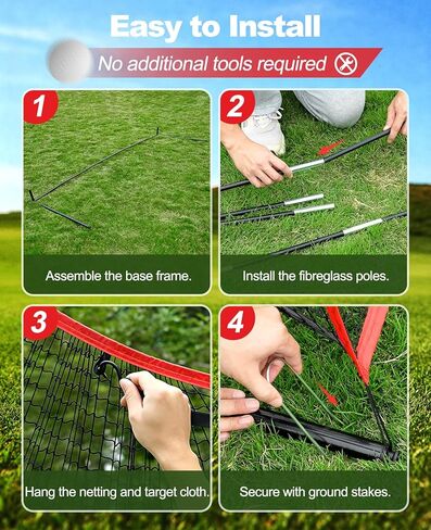 شبكة جولف، شبكة تدريب جولف مقاس 10 × 7 أقدام مع هدفين - شبكات تأرجح شديدة التحمل للقيادة للقمامة في الفناء الخلفي وفي الأماكن المغلقة والمفتوحة، هدايا للرجال والأب لاعب الجولف in Kuwait