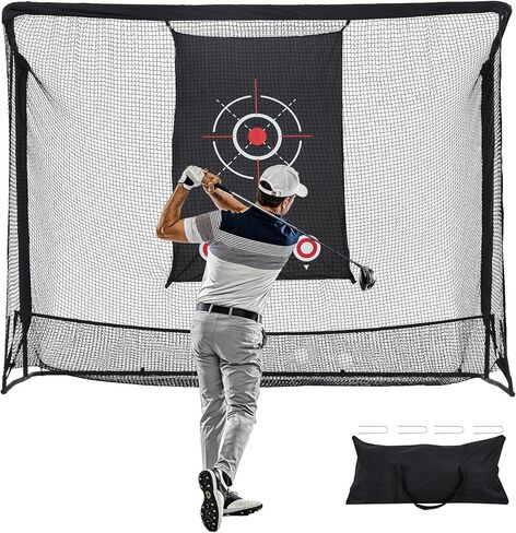 شبكة تدريب الجولف مقاس 10 × 7.5 أقدام/10 × 8 أقدام اختيارية مع شاشة تأثير، ونظام إرجاع الكرة، وشبكة ضرب الجولف المصنوعة من سبائك الفولاذ شديدة التحمل تتضمن حصصًا أرضية وحصيرة لتدريب الجولف الداخلي والخارجي in Kuwait