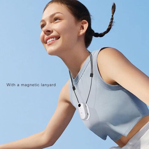 4K Cat Collar Camera, 8MP Pet Collar Camera, Cordless Wearable Action Camera,120 Degree Wide Angle for Diving Fishing Cycling Hiking Surfing Travelling (White) in Kuwait