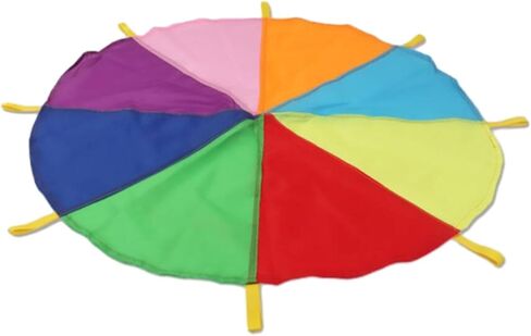 Kids Parachute Kids Outdoor Games Sports Toy Interactive Toy Octagonal Umbrella Outdoor Exercise Toys for Beach Playground in Kuwait