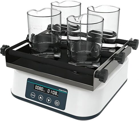 Laboratory Orbital Shaker, Fix Plate Shaker for Petri Dishes, Adjustable Speed and Timer, with Universal Tray(Only SK-20Pro), LED Digital Display, for Liquid Shaking, Oscillating, Mixing in Kuwait