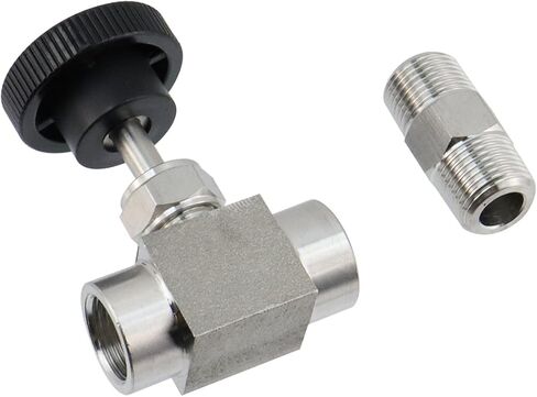 Bitray Female Needle Valve 3/8 NPT Stainless Steel Straight Needle Valves Gas Needle Valve in Saudi Arabia
