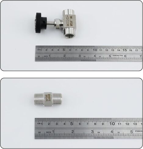 Bitray Female Needle Valve 3/8 NPT Stainless Steel Straight Needle Valves Gas Needle Valve in Saudi Arabia