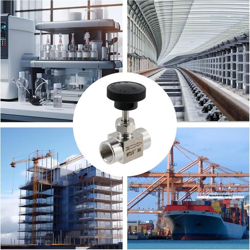 Bitray Female Needle Valve 3/8 NPT Stainless Steel Straight Needle Valves Gas Needle Valve in Saudi Arabia