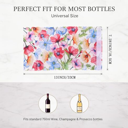 Ice Wine Cooler Sleeve | Freestanding Gel Bottle Chiller for Red, White, Champagne & Sparkling Wine | Portable, Reusable | Rapid Cooling Carrier in Kuwait