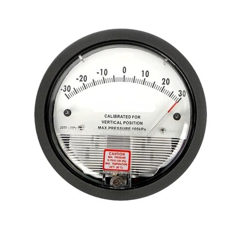 -30~30PA Micro Differential Pressure Gauge Negative Air Meter Barometer for Clean Room Hospital in Kuwait