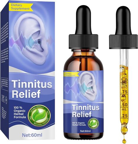 تخفيف طنين الأذن لطنين الأذن، تركيبة لطيفة لراحة الأذن - تهدئة ضوضاء الأذن ودعم صحة الأذن للرجال والنساء in Kuwait