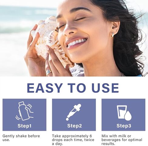 تخفيف طنين الأذن لطنين الأذن، تركيبة لطيفة لراحة الأذن - تهدئة ضوضاء الأذن ودعم صحة الأذن للرجال والنساء in Kuwait