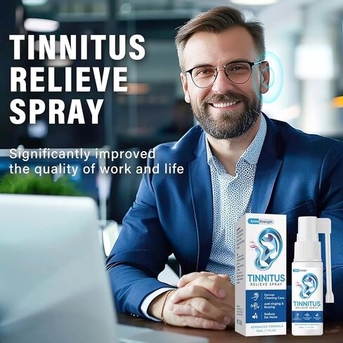 موضعي تخفيف طنين الأذن لرنين الأذن، رذاذ تخفيف طنين الأذن، علاج طبيعي لطنين الأذن لضوضاء الأذن وتداخل طنين الأذن، يحسن السمع للنساء والرجال in Kuwait