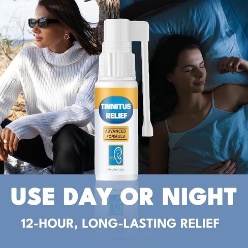 بخاخ علاج طنين الأذن، تخفيف طنين الأذنين، علاج فعال لطنين الأذن لتقليل ضوضاء الأذن وتحسين السمع - 30 مل in Kuwait