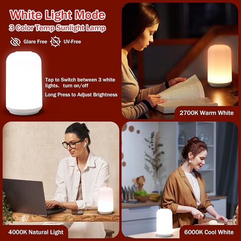 670nm Red Light Night Light for Sleep with Timer, Rechargeable, Dimmable, Sleep Aid Lamp Blue Light Blocking for Improve Sleep, Deep Relaxation, Meditation, Yoga in Saudi Arabia