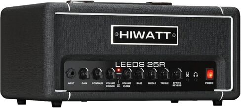 Hiwatt Leeds 25R Head, 25W Electric Guitar Amplifier Head with Reverb, Black in Saudi Arabia