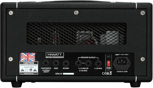 Hiwatt Hi-5 Head 5W 2-Channel Tube Guitar Amplifier Head, British Engineered in Saudi Arabia