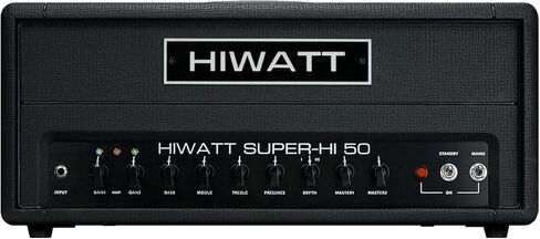 Hiwatt Super-HI 50 Head 2-Channel Electric Guitar Amplifier, 50 Watts, Black in Saudi Arabia