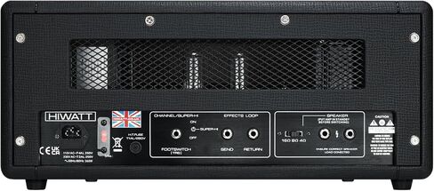 Hiwatt Super-HI 50 Head 2-Channel Electric Guitar Amplifier, 50 Watts, Black in Saudi Arabia